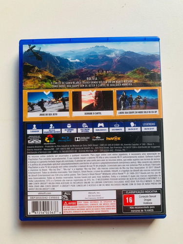 Ghost Recon Wildlands Ps4-usado (Usado)