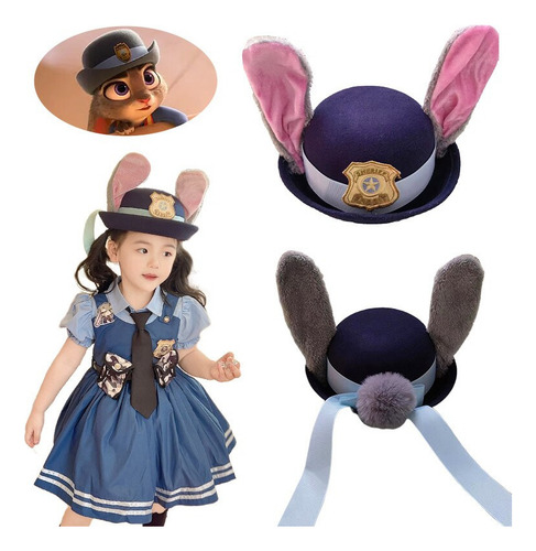 Sombrero Judy Zootopia Hopps Para Cosplay Y Películas Para N
