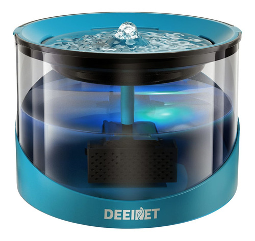 Deeipet Fuente De Agua Para Gatos, Fuente De Agua Ultra Sile