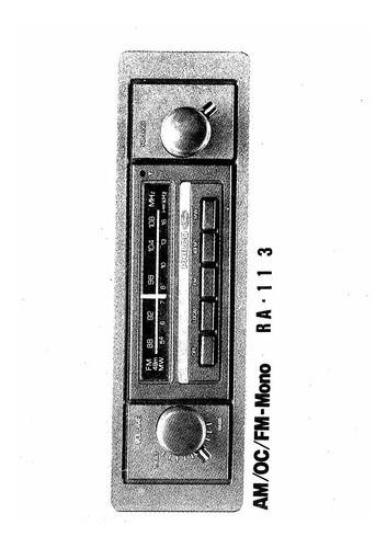 Esquema Toca Fitas Philco Corcel Ii Pa2r09 Em Pdf  