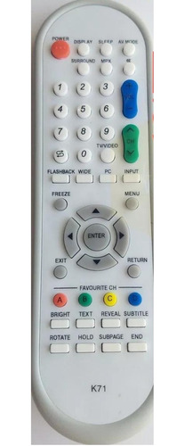 Control Remoto0 Para Tv Sharp Led Lcd Lc-40d68 Lc-c52700u
