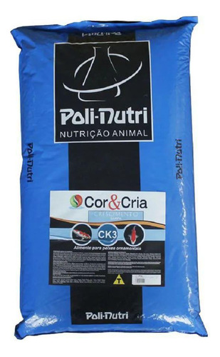 Ração Polinutri Ck3 Cor& Crescimento Carpa Kinguio 15kg