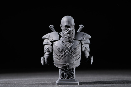 Busto Kratos God Of War  Impreso En 3d