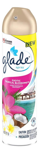 Ambientador Glade Spray Tropical Blossoms 227 Gr