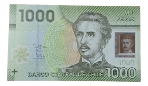 Chile Billete Polimero 1000 Pesos Año 2015, Sin Circular