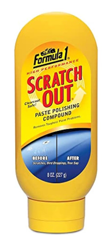 Formula 1 Scratch Out Car Wax Polish Paste (8 Oz) - Eliminad