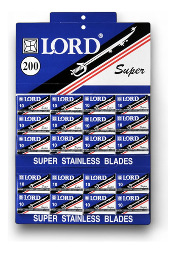 Navaja Lord Para Afeitar Rasurar Paquete Con 1000 Pzs