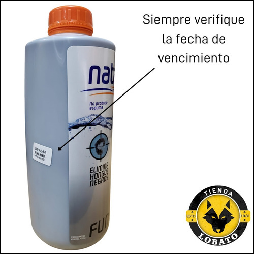 Imagen 4 de 10 de Alguicida Liquido 1 Litro Nataclor Para Pileta Piscina Lona