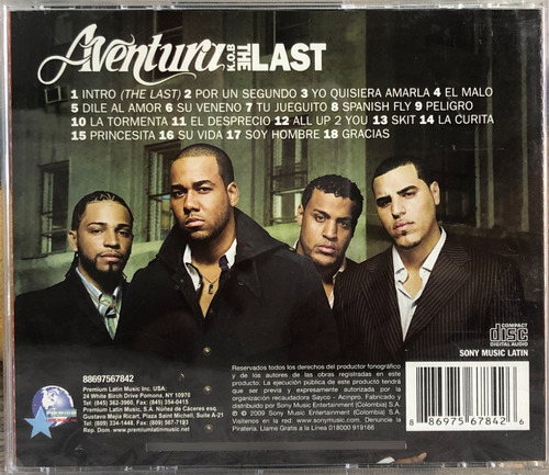Aventura - The Last (Usado)