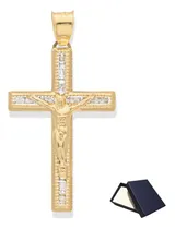 Comprar Medalla Dije Cruz Crucifijo Cristo Hombre Oro 10k 3.5x2cm Hombre Mujer Regalo Novia Novio Oro Puro 10k Medallas Religiosas Cruz Cristo Joyería Fina Moon Rock Cruz Jesus 10k