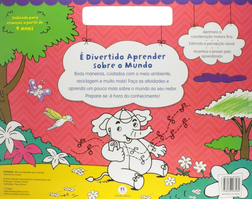 Livro É Divertido Aprender Sobre O Mundo Ciranda Cultural