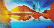 Comprar Cuadro 120x60 - Reflejos En El Agua Artista Mirian Flores