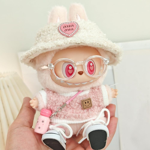 Set De Ropa Para Muñecas Labubu De 17 Cm Con Sombrero, Cámar