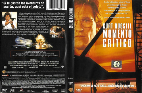 Momento Critico Dvd Kurt Russell Steven Seagal Halle Berry