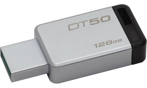 Imagen 1 de 1 de Memoria USB Kingston DataTraveler 50 DT50 128GB 3.1 Gen 1 negro