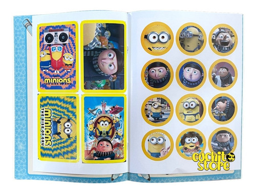 Pack 2 Libros Para Colorear Pintar Minions Con Juegos