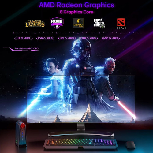 Mini Pc Amd Ryzen 7 5700u 16gb Ram 512gb Ssd Windows 11 Pro