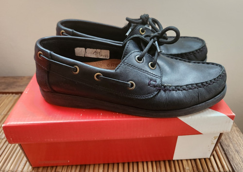 Zapatos Colegial Kickers Niño Usados En Muy Buen Estado