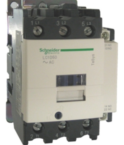 Contactor Sheneider 3x50a 220v Lc1d50 Am7