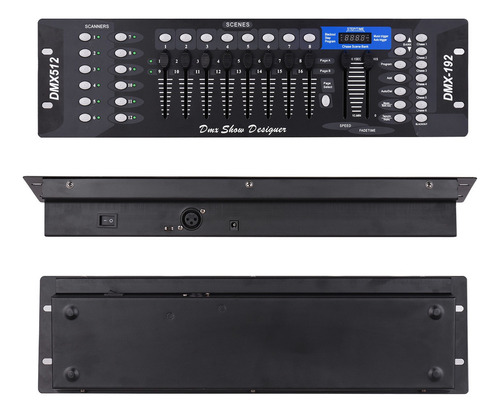 Dmx512 Panel De Consola Del Controlador De Luz 192ch Program