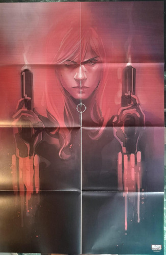 Poster Black Widow. Colección Marvel Héroes. Solo Poster (Usado)