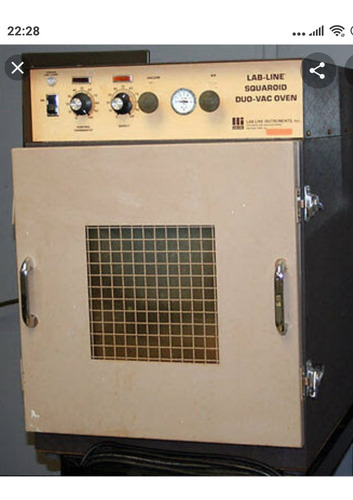 Horno De Secado Al Vacío Lab-line Squaroid Duo-vac Mod 3628