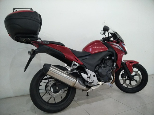 Imagem 3 de 15 de Moto Honda Cb 500f Vermelha 2015 Es