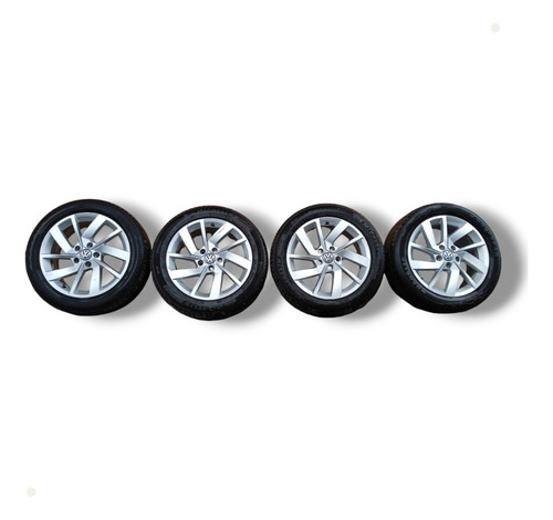Jogo Roda Pneu Bom Jetta Tsi 1.4 2019 2020 2021 205/55/17 (Usado)