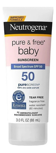  Neutrogena Pure & Free Baby Sunscreen Broad Spectrum Spf 50