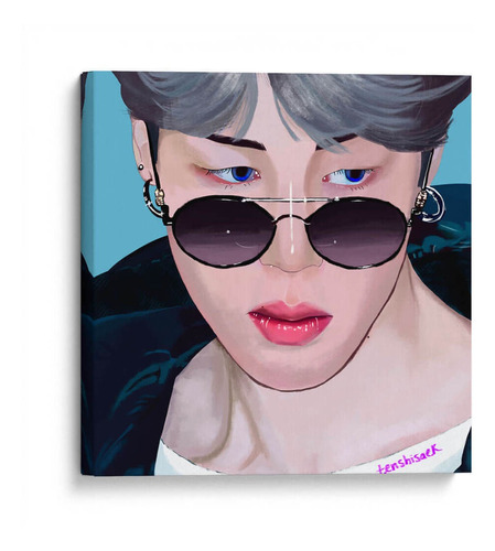 Cuadro Decorativo - Airport Jimin, El Warlock 20x20