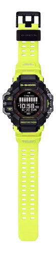 Reloj Casio G-shock Mudman Gpr-h1000ry-1a9 Caballero Correa Amarillo Bisel Negro Fondo Negro