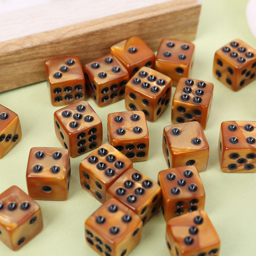 (cf) 2 Unidades/conjunto Game Dice Number 12 Square Stripe P