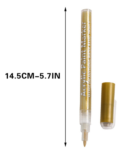Rotulador Acrílico Para Pintura De Uñas En L, Color Ha