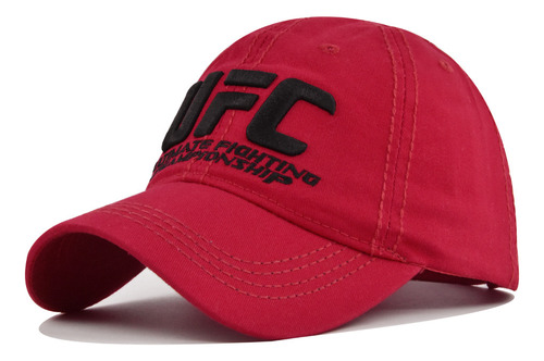 Gorra De Pato Con Bordado Ufc  Ajustable