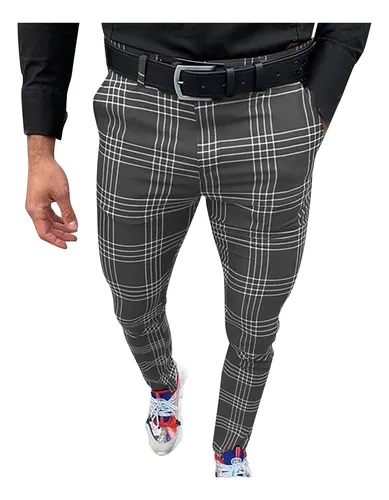 Pantalones de hombre cuadros deals