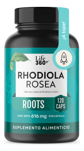 Life 360+ 120 Cápsulas Con Raiz Rhodiola