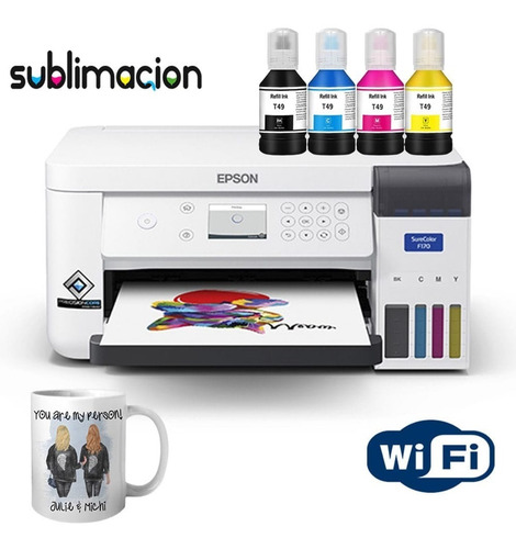 Impresora Epson De Sublimacion F170, Tinta Continua A4