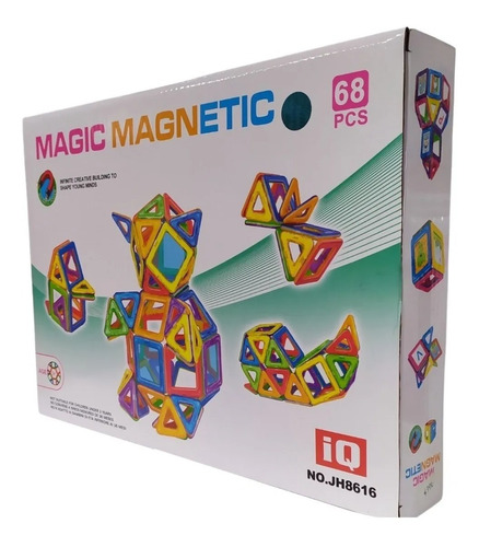 Magic Magnetic 68 Piezas Bloques Imantados Sharif Express