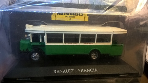 Colección Autobuses Del Mundo Renault Francia Impecable
