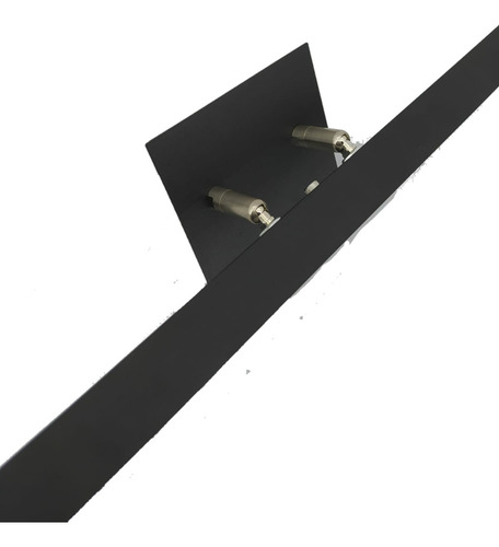 Aplique De Pared Led Para Espejo. 84cm. Alta Potencia Negro. Luz Fría