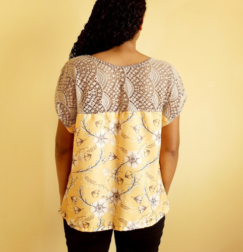 Imagem 5 de 5 de Blusa Bata Feminina Tecido Gilda