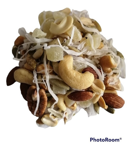 Botana Con Coco, Piña, Nueces, Pepita Tostada,cacahuates 1kg