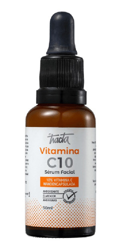 Sérum Tracta Vitamina C10 Facial - 24 Horas De Hidratação Prolongada Para Pele Normal De 30ml/30g 30+ Anos