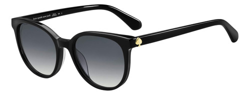 Kate Spade New York Anteojos De Sol Para Mujer, Negro, 52 Mm