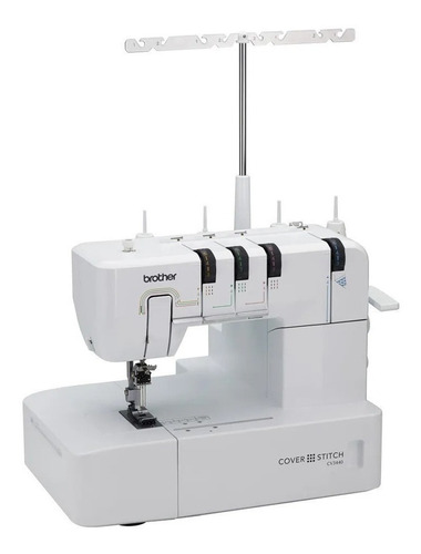 Imagen 3 de 4 de Máquina de coser collareta Brother CV3440 blanca 110V