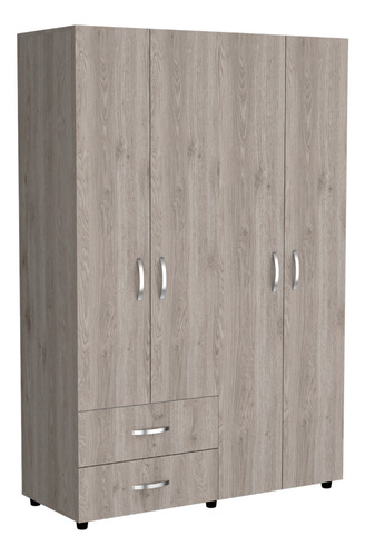 Closet Armario Excelsior Recámara Armable Ankora Basic Humo Color Multicolor