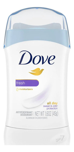 Desodorante antitranspirante Dove Stick fragrância fresh 45g