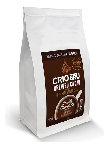 Crio Bru Chocolate Doble Tostado Ligero De Cacao Preparado 