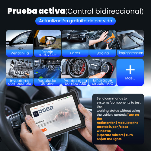 Thinkcar Escáner Obd2 Thinkscan 689bt Bidireccional