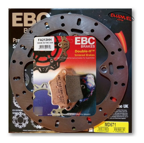 Disco De Freno Y Pastillas Ebc Brakes Bmw F 800 Gs 30th